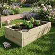 Garden Raised Bed - Double Layer - Heavy Duty - Timber Wood