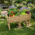 Garden Veg Trough - Raised - Super Heavy Duty - Timber Wood
