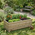 Garden Veg Trough - Super Heavy Duty - Large - Timber Wood