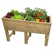 Garden Veg Trough - Raised - Super Heavy Duty - Large - Timber Wood