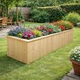 Garden Planter Trough - Untreated - Timber Wood
