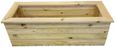 Deluxe Timber Wood Trough Garden Large Planter