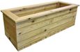 Deluxe Timber Wood Trough Garden Large Planter