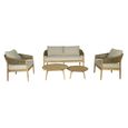 Porto Garden Sofa Set - 2 Seater - Sandstone