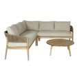 Porto Corner Garden Sofa Set - Sandstone