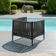 Milan Garden Lounge Chair - Charcoal