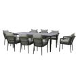 Monaco Garden Dining Set - 8 Seater - 220cm - Ivy Green