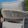 Florence Garden Lounge Armchair - Cool Linen