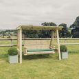 Antoinette Redwood 3 Seater Garden Swing