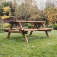 Churnet Valley Deluxe Redwood Garden Picnic Table - 180cm