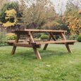 Churnet Valley Deluxe Redwood Garden Picnic Table - 180cm