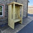 Churnet Valley Four Season Timber Wood 2 Seater Garden Arbour