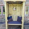 Churnet Valley Four Season Timber Wood 2 Seater Garden Arbour