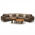 Sicily Corner Garden Sofa Set - Coffee Table - Cafe