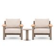 Sicily Garden Lounge Set - 2 Seater - Cafe Frame