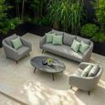 Ambition Garden Sofa Set - 3 Seater - Zinc Grey