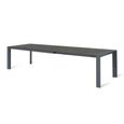 Ambition Garden Extending Dining Set - 10 Seater - Ceramic Top - Zinc Grey