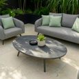 Ambition Garden Sofa Set - 3 Seater - Zinc Grey