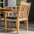 Roble Wood Broadfield Garden Dining Armchair - Set of 2