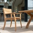 Sorrento Garden Dining Armchair - Set of 2 - Teak Wood