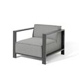 Ibiza Garden Armchair - Zinc Grey