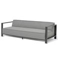 Ibiza Garden Sofa - 3 Seater - Zinc Grey