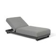 Ibiza Garden Sun Lounger - Zinc Grey