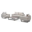 Ethos Garden Sofa Set - 2 Seater - Coffee Table - Latte