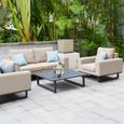 Ethos Garden Sofa Set - 2 Seater - Coffee Table - Oatmeal