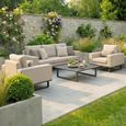 Ethos Garden Sofa Set - 3 Seater - Coffee Table - Oatmeal