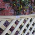 Daisy Garden Arbour - 3 Seater - Trellis Storage - Redwood