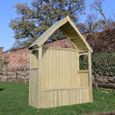 Willow Garden Arbour - 3 Seater - Storage - Redwood