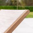 Bolney Adjustable Sling Sunbed - Garden - Acacia Wood