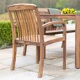 Bolney Dining Armchair - Set of 2 - Garden - Acacia Wood