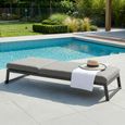 Allure Garden Sun Lounger - Zinc Grey