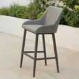 Regal Garden Bar Set - 4 Seater - Zinc Grey