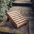 Valley Garden Footstool - Oak