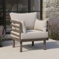 Metro Garden Armchair - Cafe