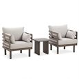 Metro Garden Lounge Set - Cafe
