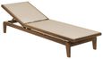 Bolney Adjustable Sling Sunbed - Garden - Acacia Wood