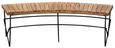 Belfort Teak Wood Curved Bench