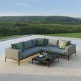 Clearance - Maze Eve Flanelle Corner Garden Sofa Group - FSS16378