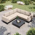 Ethos Corner Garden Sofa Group - Oatmeal