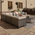 Ibiza Medium Corner Garden Sofa Set - Oatmeal