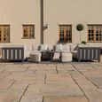 Ibiza U Shape Garden Sofa Set - Oatmeal