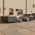 Ibiza U Shape Garden Sofa Set - Oatmeal
