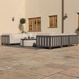 Ibiza U Shape Garden Sofa Set - Oatmeal