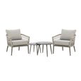 Monaco Garden Lounge Set - Cool Linen