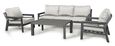 New York Garden Sofa Set - 3 Seater - Dove Grey