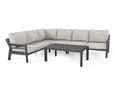 New York Corner Garden Sofa Set - Dove Grey